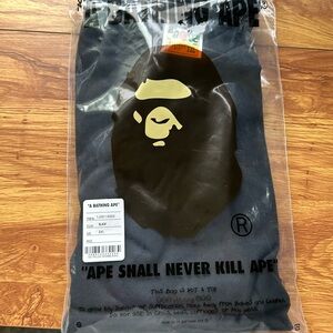 BAPE t shirt: patch logo: black: XXL: NWT
